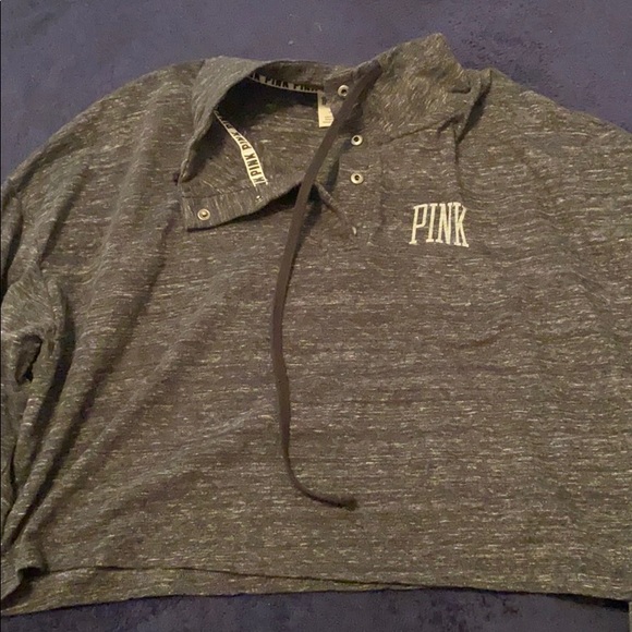 PINK Victoria's Secret Sweaters - Crop hoodie